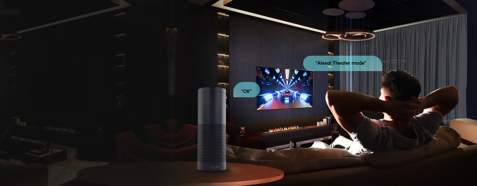 Bring a Cinematic Experience to your Living Room with a Smart Home Theatre.