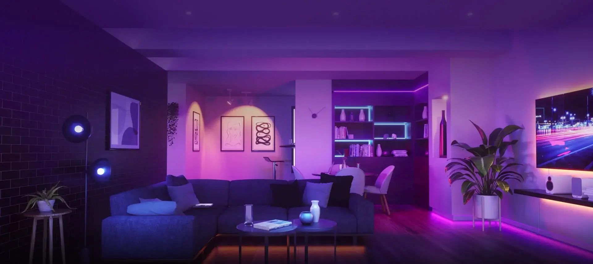 Smart lighting solutions to enhance your home’s ambience.
